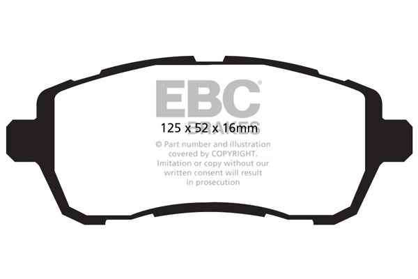 EBC Greenstuff Front Brake Pads - DP22002