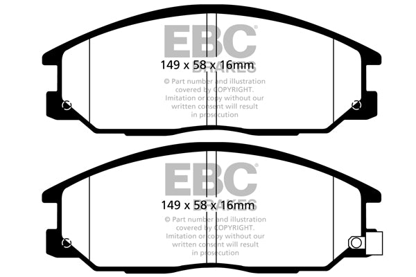 EBC Ultimax Front Brake Pads - DPX2049