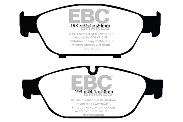 EBC Yellowstuff Front Brake Pads - DP42086R