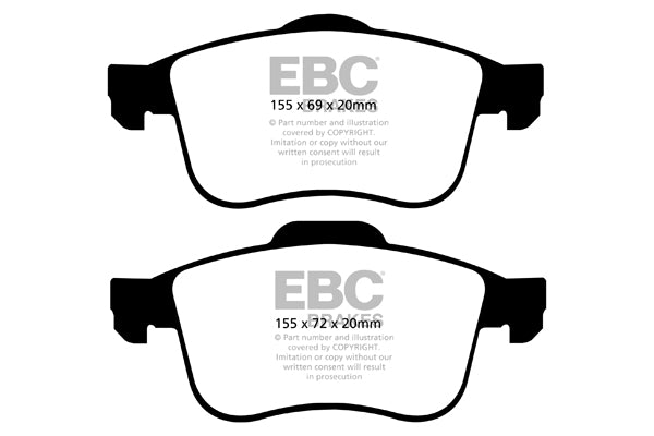 EBC Yellowstuff Front Brake Pads - DP42090R