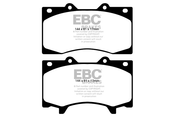 EBC Yellowstuff Front Brake Pads - DP42125R