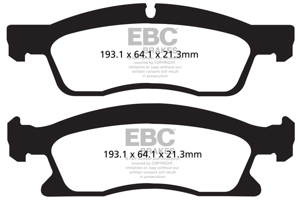 EBC Greenstuff Front Brake Pads - DP62136