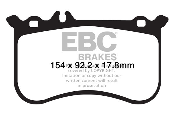 EBC Yellowstuff Front Brake Pads - DP42138R