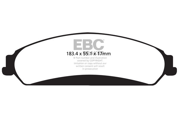 EBC Yellowstuff Front Brake Pads - DP42139R