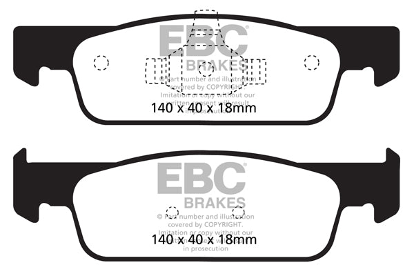 EBC Greenstuff Front Brake Pads - DP22146