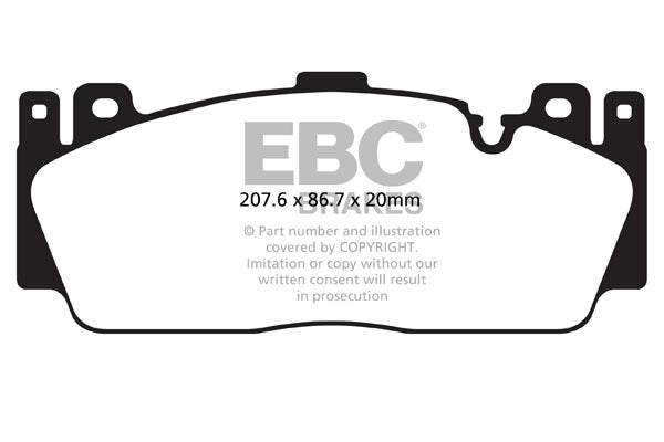 EBC Yellowstuff Front Brake Pads - DP42148R