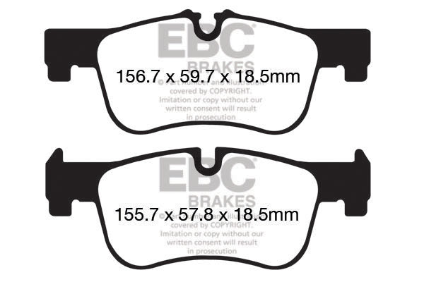 EBC Yellowstuff Front Brake Pads - DP42155R