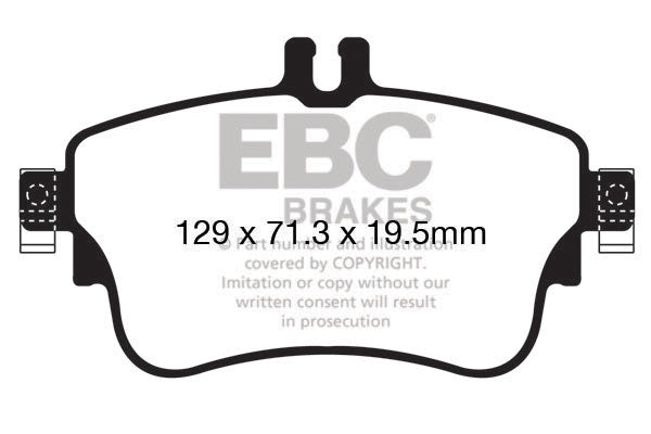 EBC Yellowstuff Front Brake Pads - DP42164R