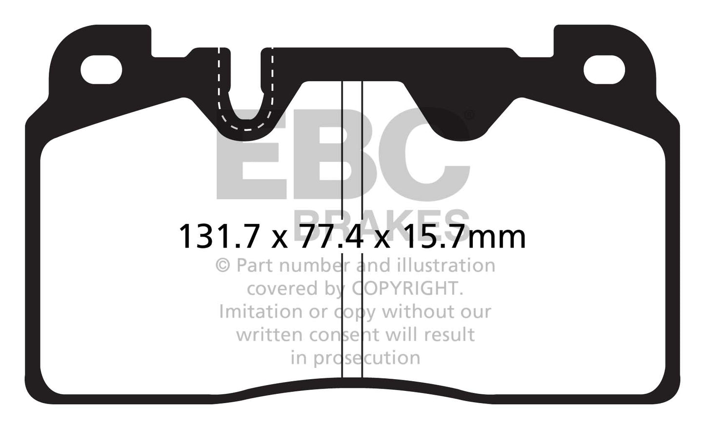 EBC Greenstuff Front Brake Pads - DP22168