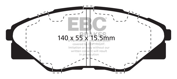 EBC Ultimax Front Brake Pads - DPX2175