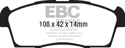 EBC Ultimax Front Brake Pads - DPX2184