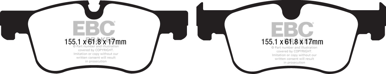 EBC Greenstuff Front Brake Pads - DP22195