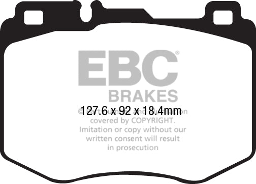 EBC Yellowstuff Front Brake Pads - DP42210R
