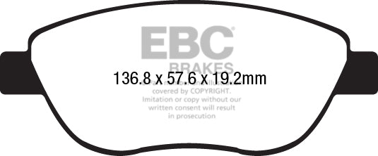 EBC Ultimax Front Brake Pads - DPX2212