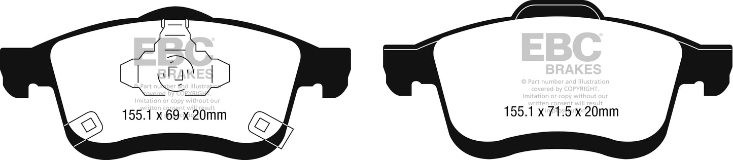 EBC Greenstuff Front Brake Pads - DP22248