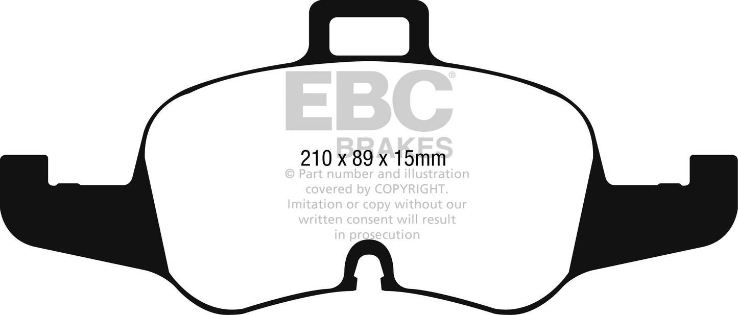 EBC Yellowstuff Front Brake Pads - DP42256R