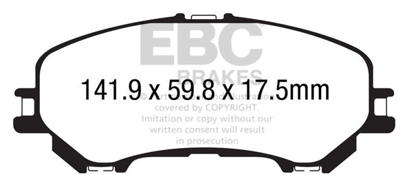 EBC Greenstuff Front Brake Pads - DP23032