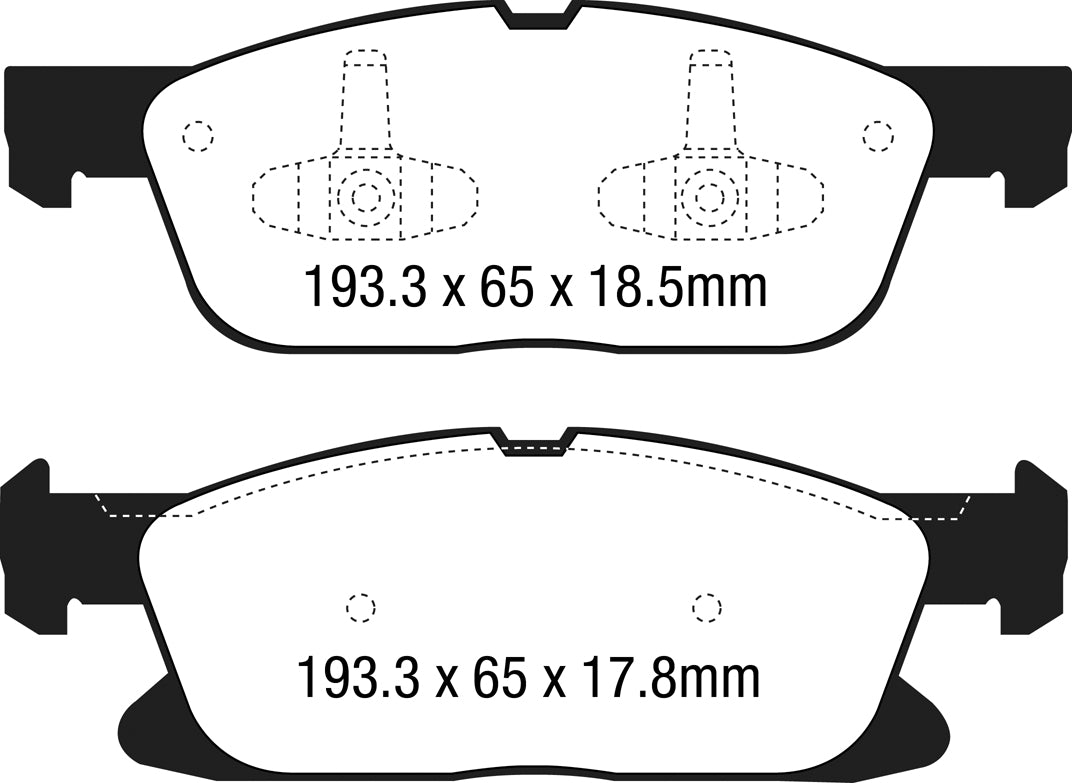 EBC Ultimax Front Brake Pads - DPX3046