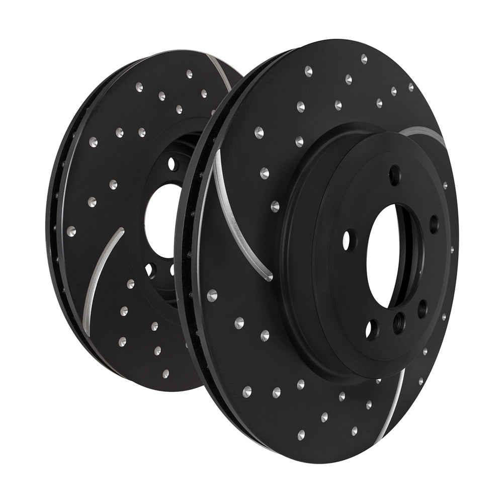 EBC Turbo Grooved Rear Brake Discs - GD643