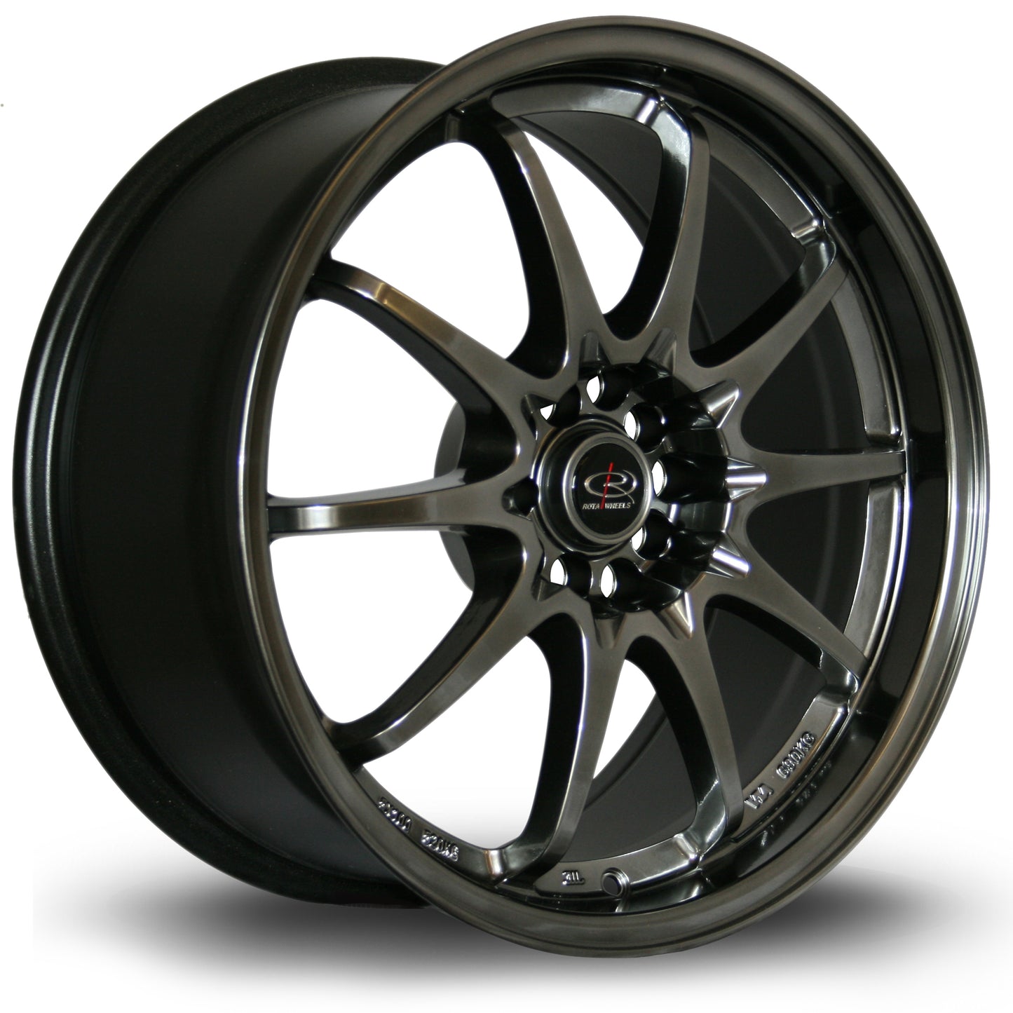 Rota Fight Alloy Wheels - 18x8.5 | 5x100/5x114 | ET30 | Hyper Black