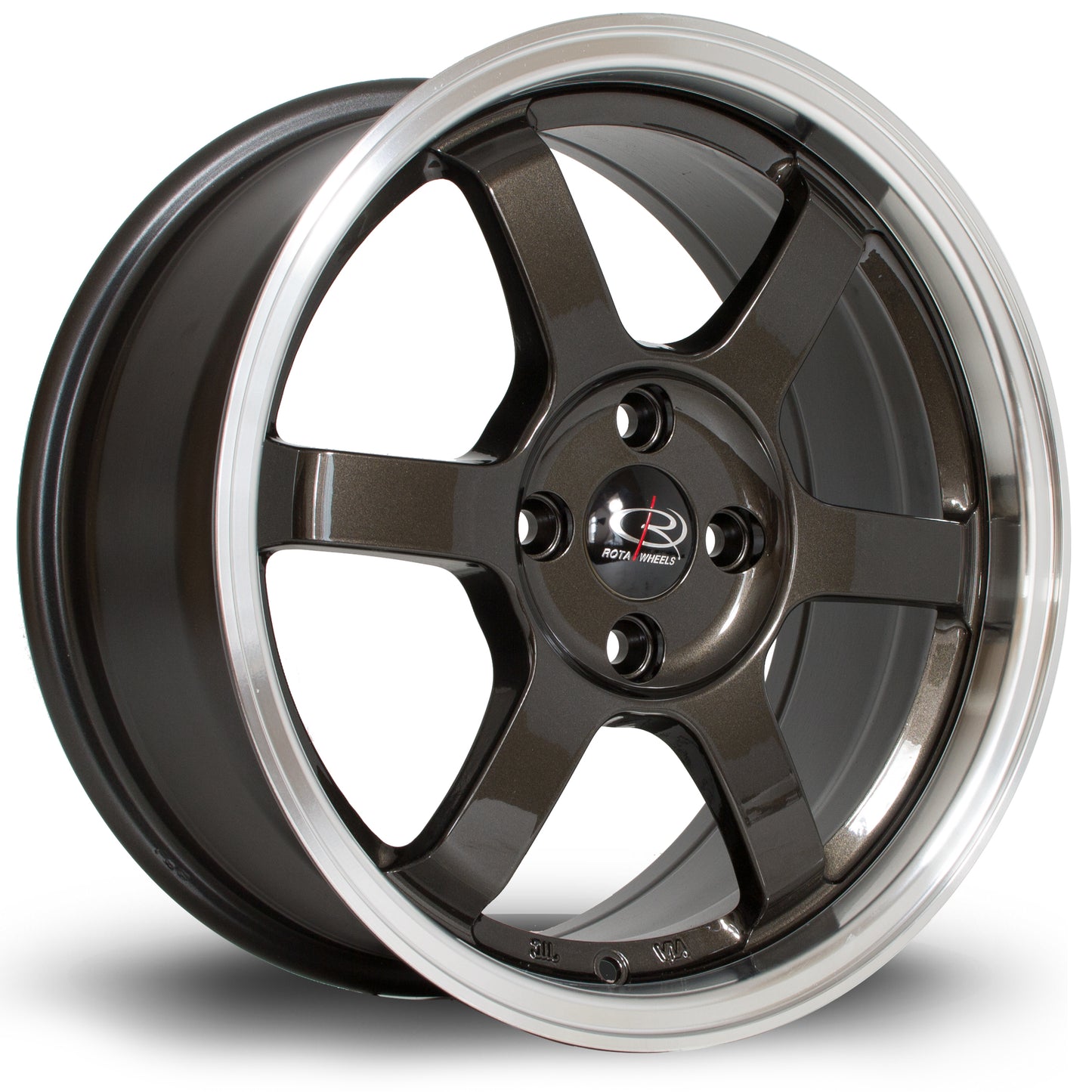 Rota Grid Alloy Wheels - 16x7 | 4x100 | ET40 | Gunmetal/Polished Lip