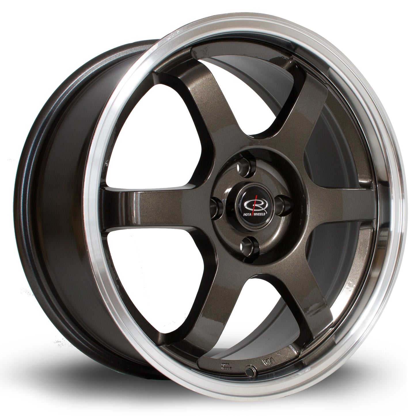 Rota Grid Alloy Wheels - 17x7.5 | 5x114 | ET45 | Gunmetal/Polished Lip