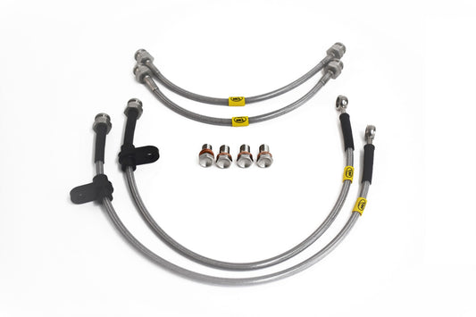 HEL Performance Braided Brake Lines - Saab 900 inc 2.0 Turbo without ABS 79-93