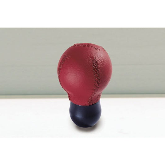 Personal Ball Gear Knob - Red Leather