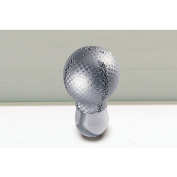 Personal Ball Gear Knob Inox Silver Leather IDWorkz