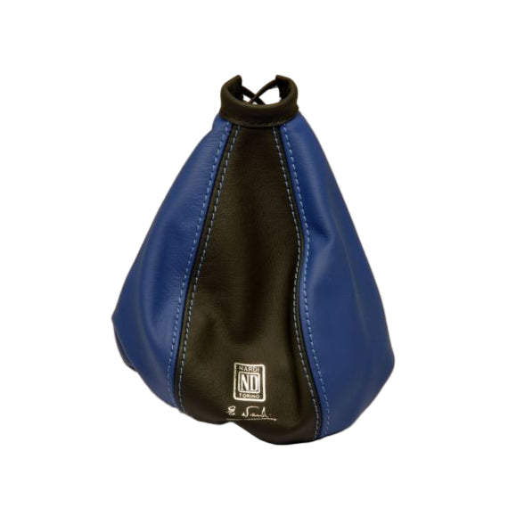 Nardi Leather Gear Gaiter - Black and Blue Leather