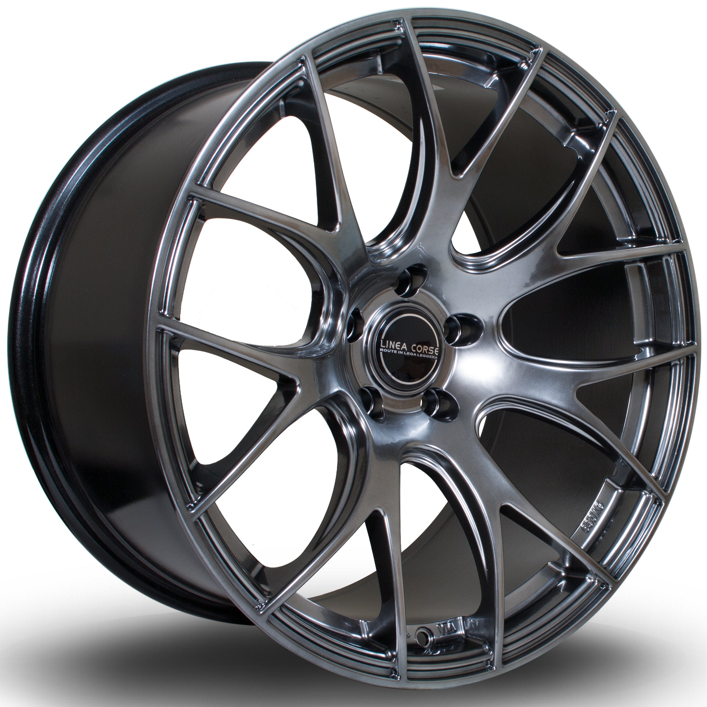 Linea Corse LC818 - 19x10 | 5x112 | ET25 | Hyper Black – ID-Workz