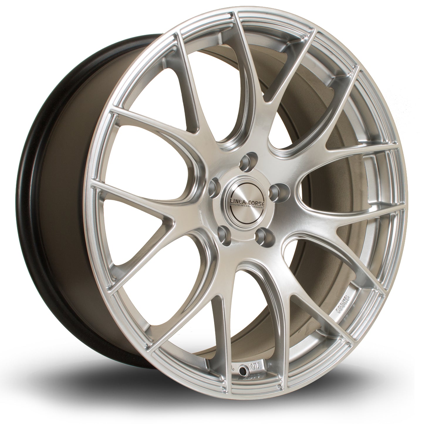 Linea Corse LC818 - 19x8.5 | 5x112 | ET45 | Hyper Silver