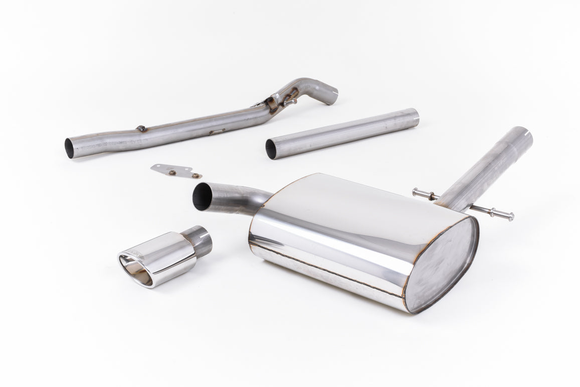 Milltek Non-Res Cat Back Exhaust Polished Tip for VW Corrado VR6 (92-95)