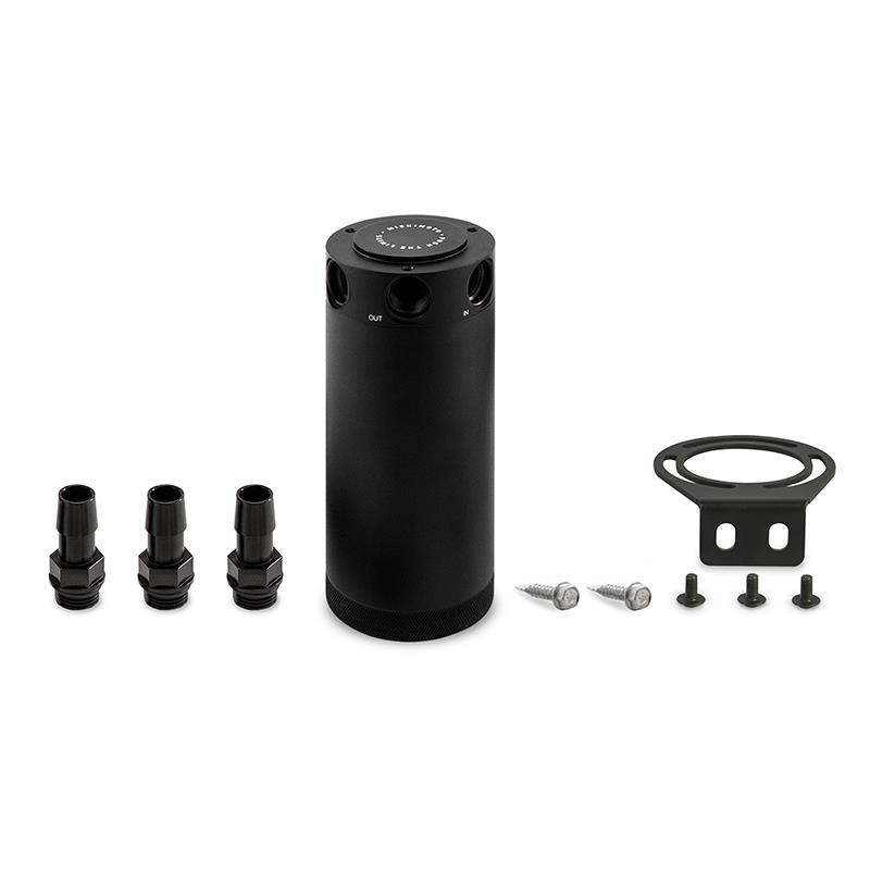 Mishimoto 3-Port Universal XL Baffled Catch Can (Black)