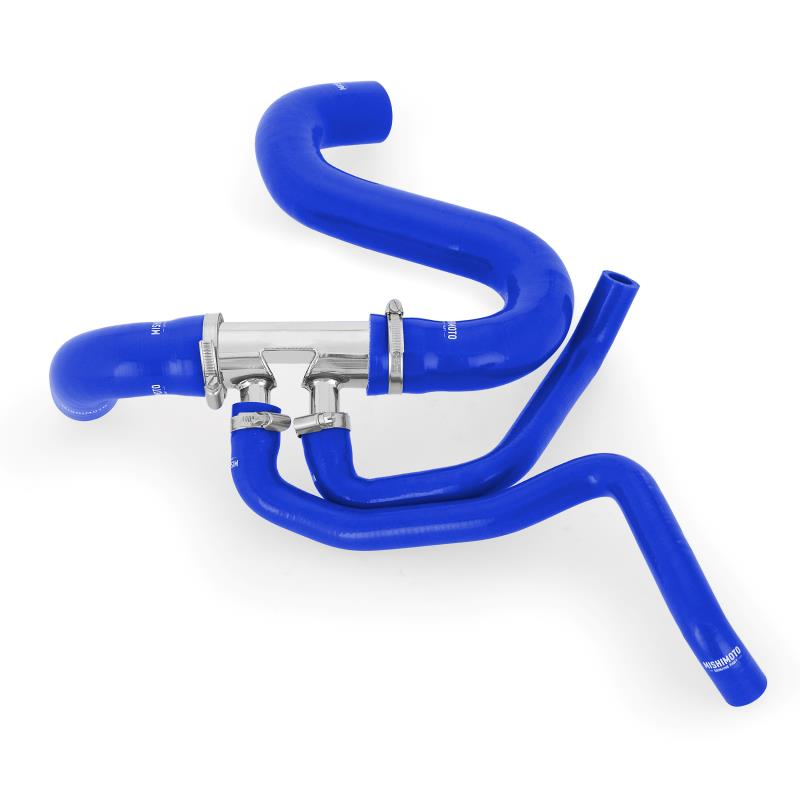 Mishimoto Silicone Lower Rad Hose (Blue) for Ford Mustang GT (15-17)