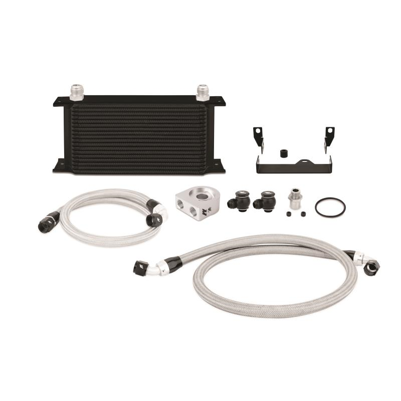 Mishimoto Thermostatic Oil Cooler Kit (Black) for Subaru Impreza WRX (06-07)