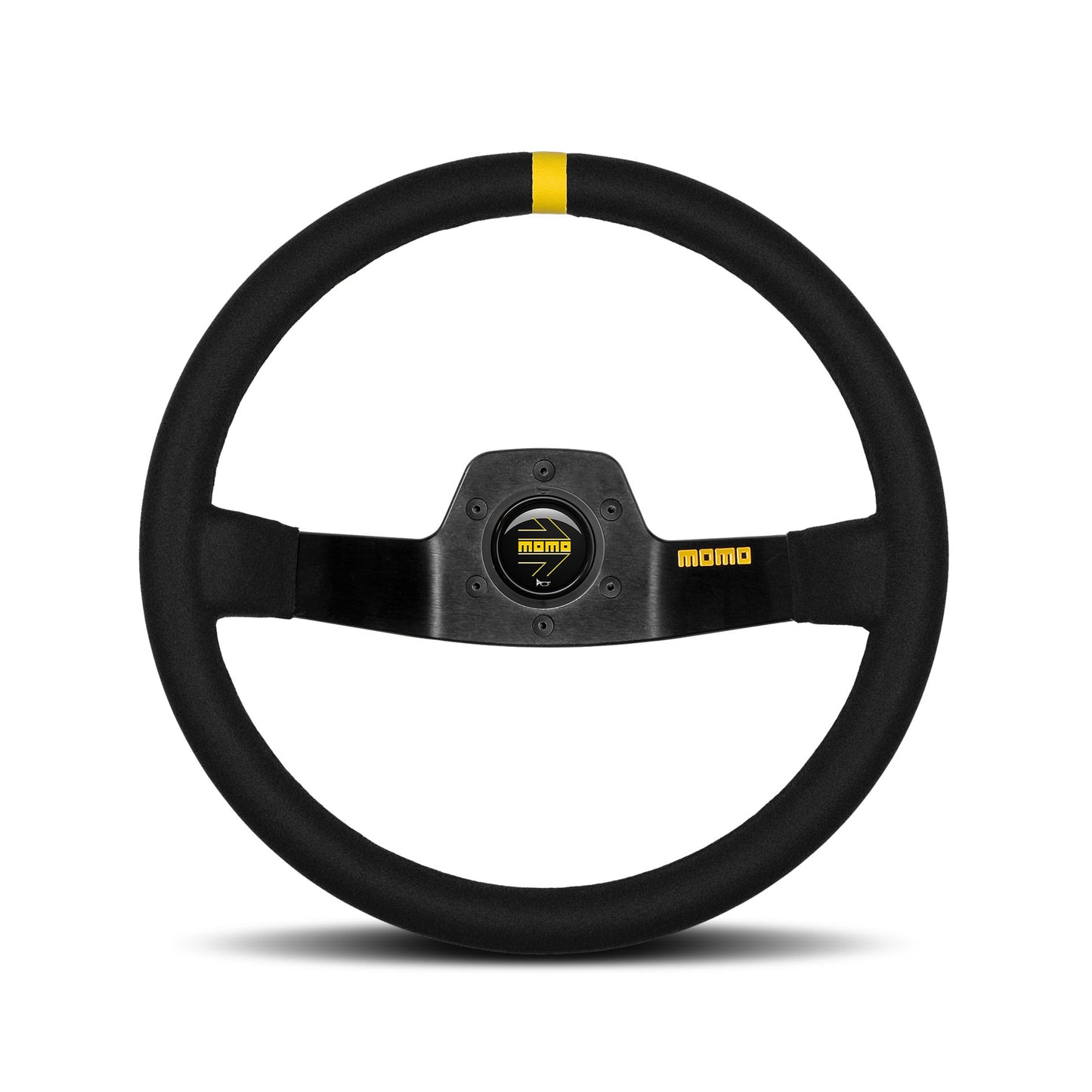MOMO Mod. 02 Steering Wheel - Black Suede 350mm