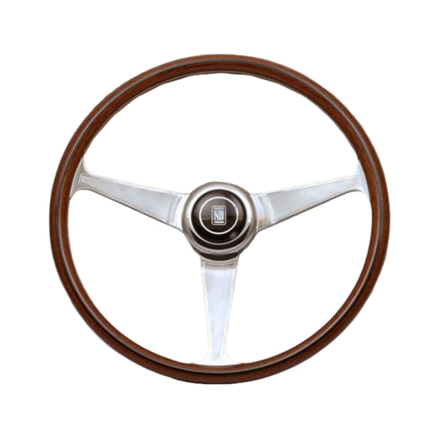 Nardi ANNI 60 Wood Steering Wheel 380mm with Polished Spokes
