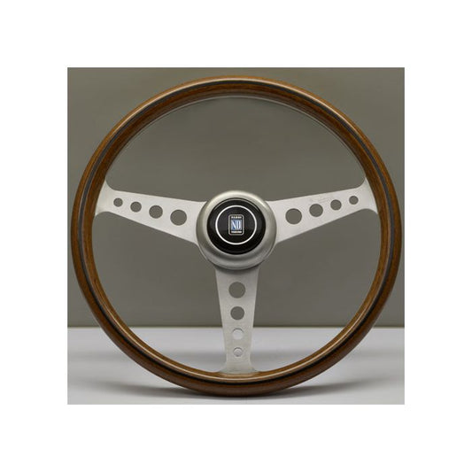 Nardi Classic Wood Steering Wheel 360mm with Satin Spokes and ANNI 60 Horn Button