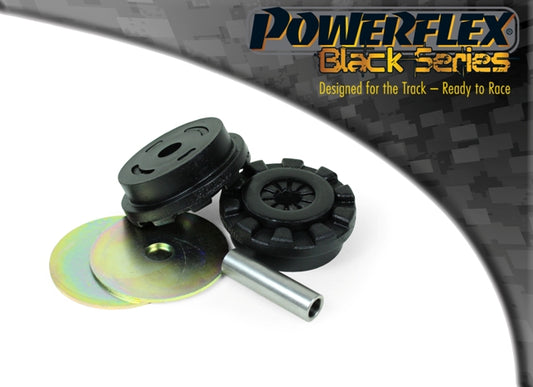 Powerflex Black Lower Engine Mount Large Bush (Oval Bracket) for Mazda 2 (03-07)