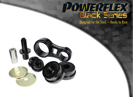 Powerflex Black Lower Engine Mount Bracket & Bushes for Ford Fiesta Mk7 inc ST