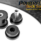 Powerflex Black Rear Lower Shock Mounting Bush for Rover 400 (90-95)