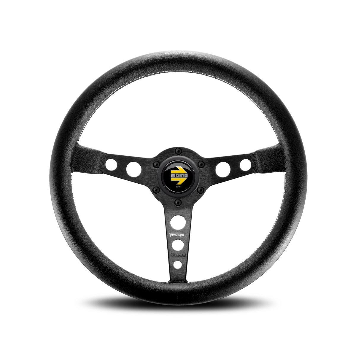 MOMO Prototipo Steering Wheel - Black/Black 350mm