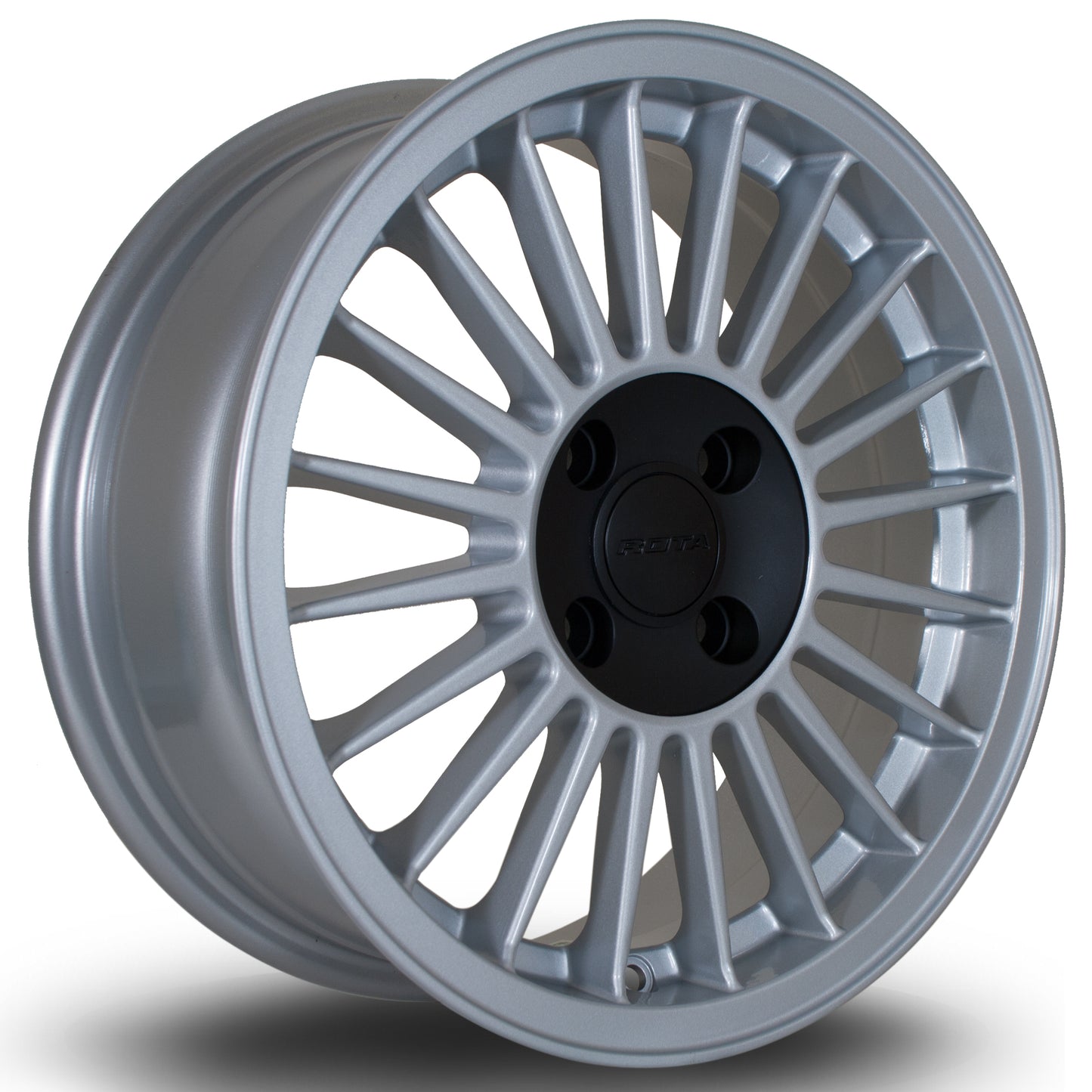 Rota R20 Alloy Wheels - 15x6 | 4x100 | ET29 | Silver/Black Centre
