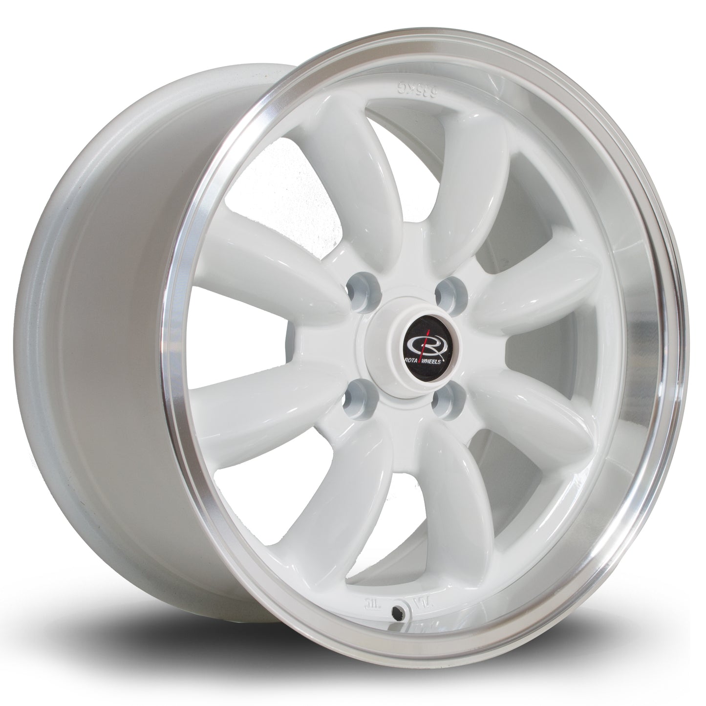 Rota RB Alloy Wheels - 15x8 | 4x100 | ET30 | White/Polished Lip