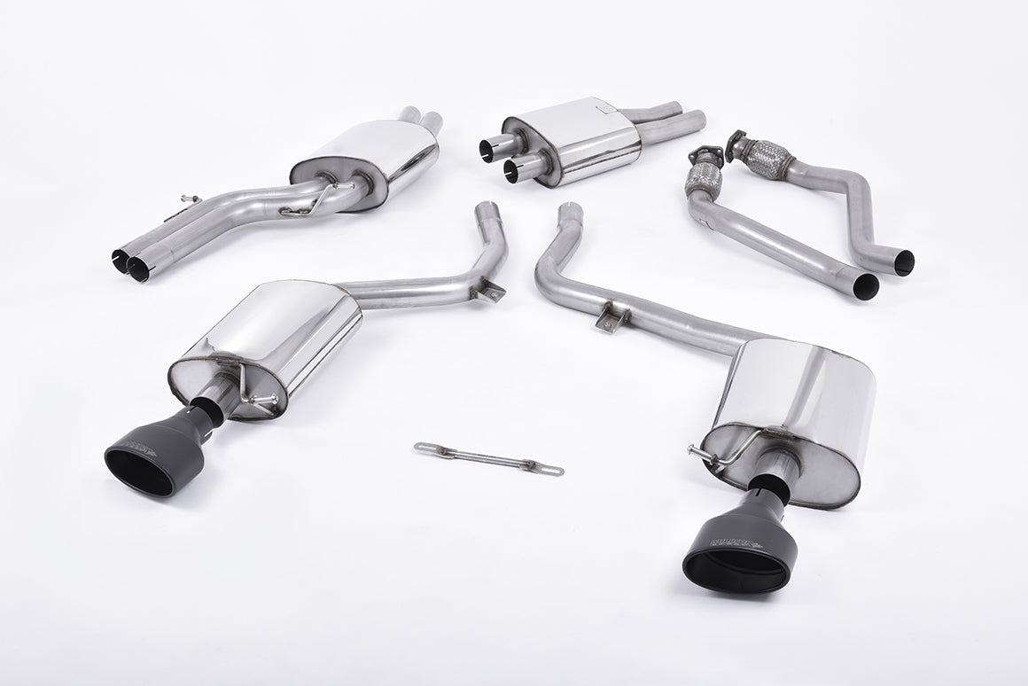 Milltek Cat Back Dual Exhaust for Audi S5 B8 Sportback (10-11) EC
