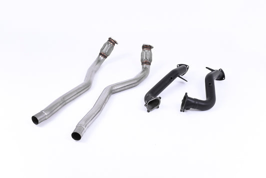 Milltek Exhaust Downpipes & Cat Bypass Pipes for Audi S6 C7 (12-18)