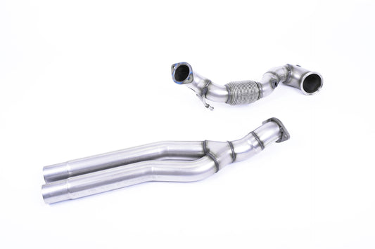 Milltek Large Bore Exhaust Downpipe Decat for Audi RS3 8V Non-OPF