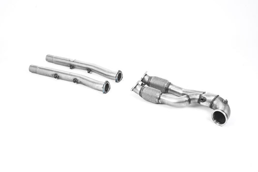 Milltek Large Bore V2 Exhaust Downpipe Decat for Audi RS3 8V with OPF (19-21)