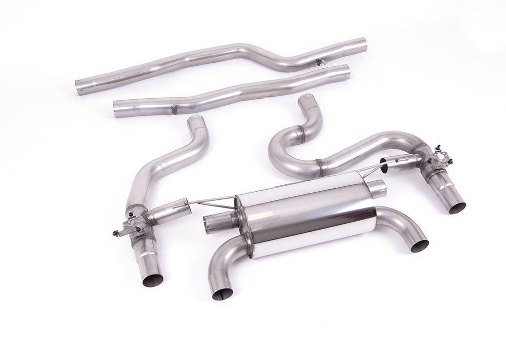 Milltek Cat Back Equal Length Exhaust Burnt Titanium for BMW M2 Competition F87